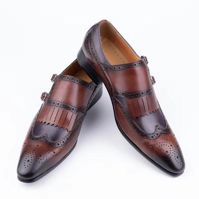 BrogueLux Custom Tassel  Oxfords Wedding Shoes