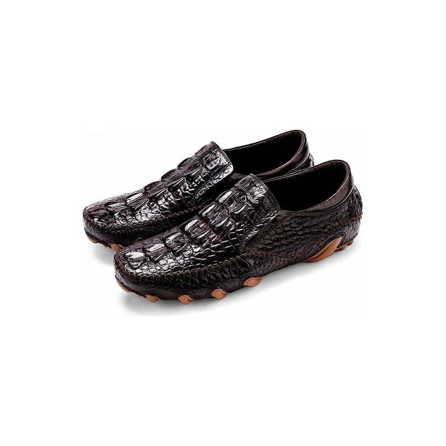 Alligator slip on shoes store