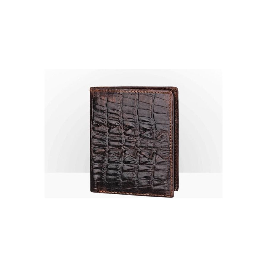  Crocodile Pattern Men's Wallet, Casual Short Multi