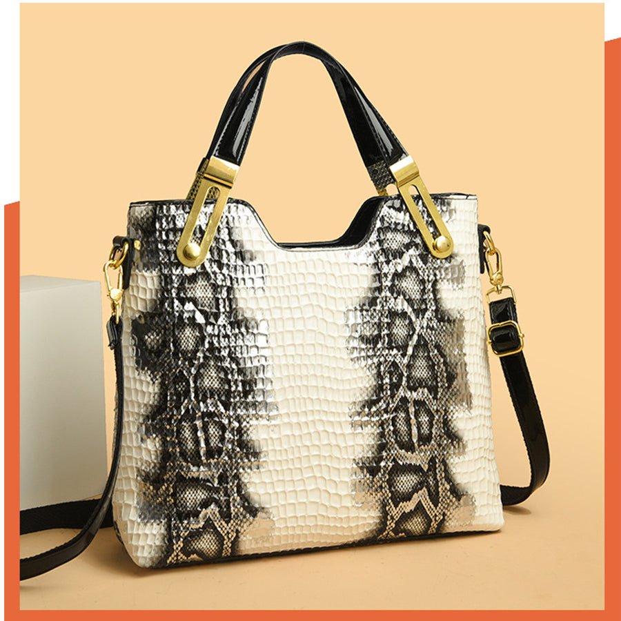 AlliCroco Sequined Zipper Shoulder Bag