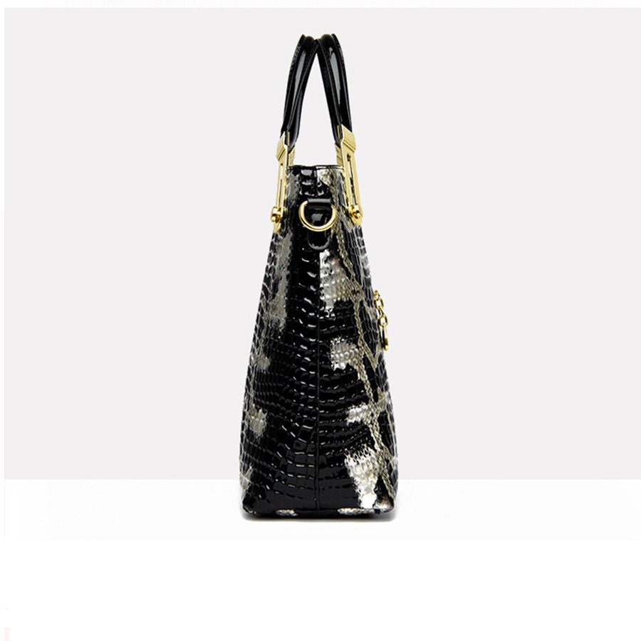 AlliCroco Sequined Zipper Shoulder Bag