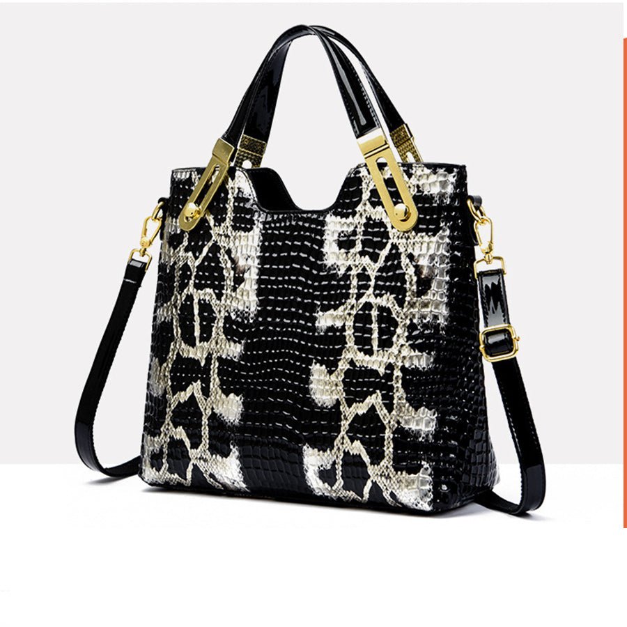 AlliCroco Sequined Zipper Shoulder Bag