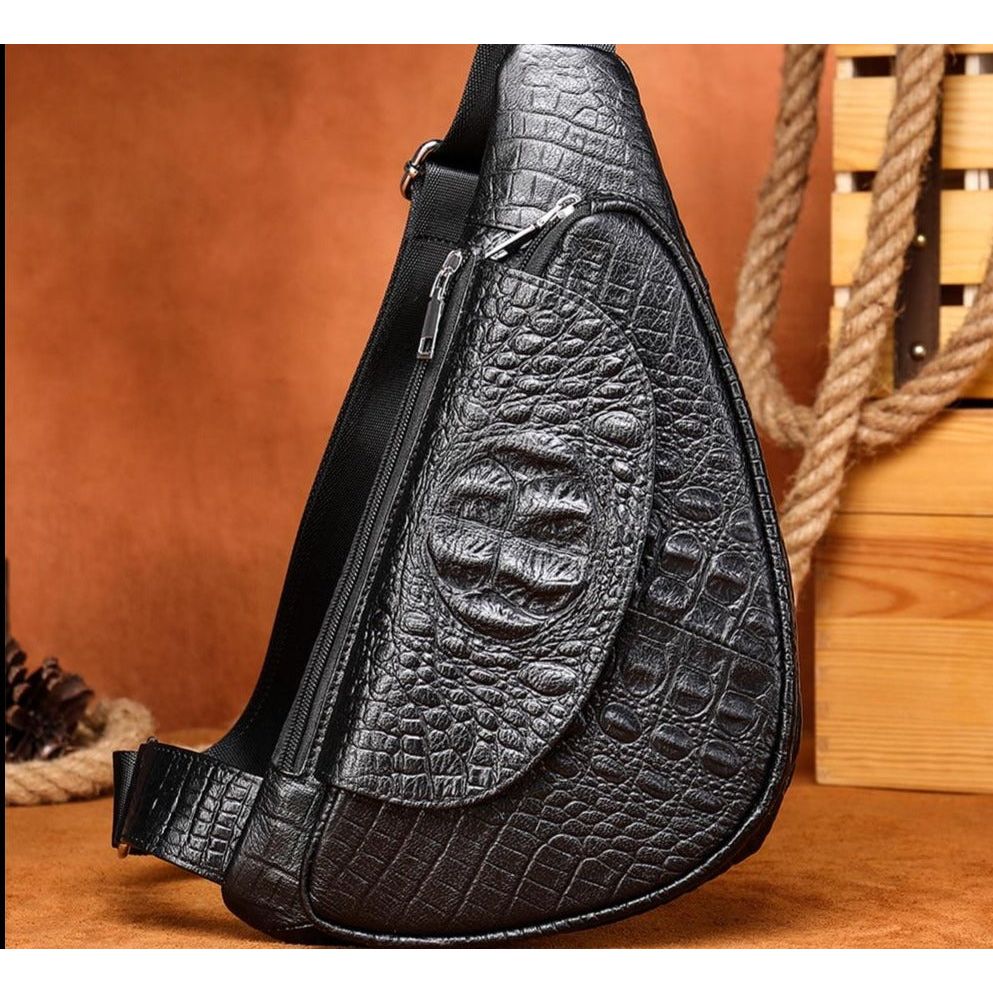 Shop at Crocodile Wear AlliLux Exotic Saddle Leather Designer