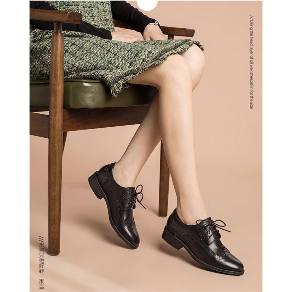 Shop at Crocodile Wear Chic Vintage Platform Lace up Oxford Casual Shoes