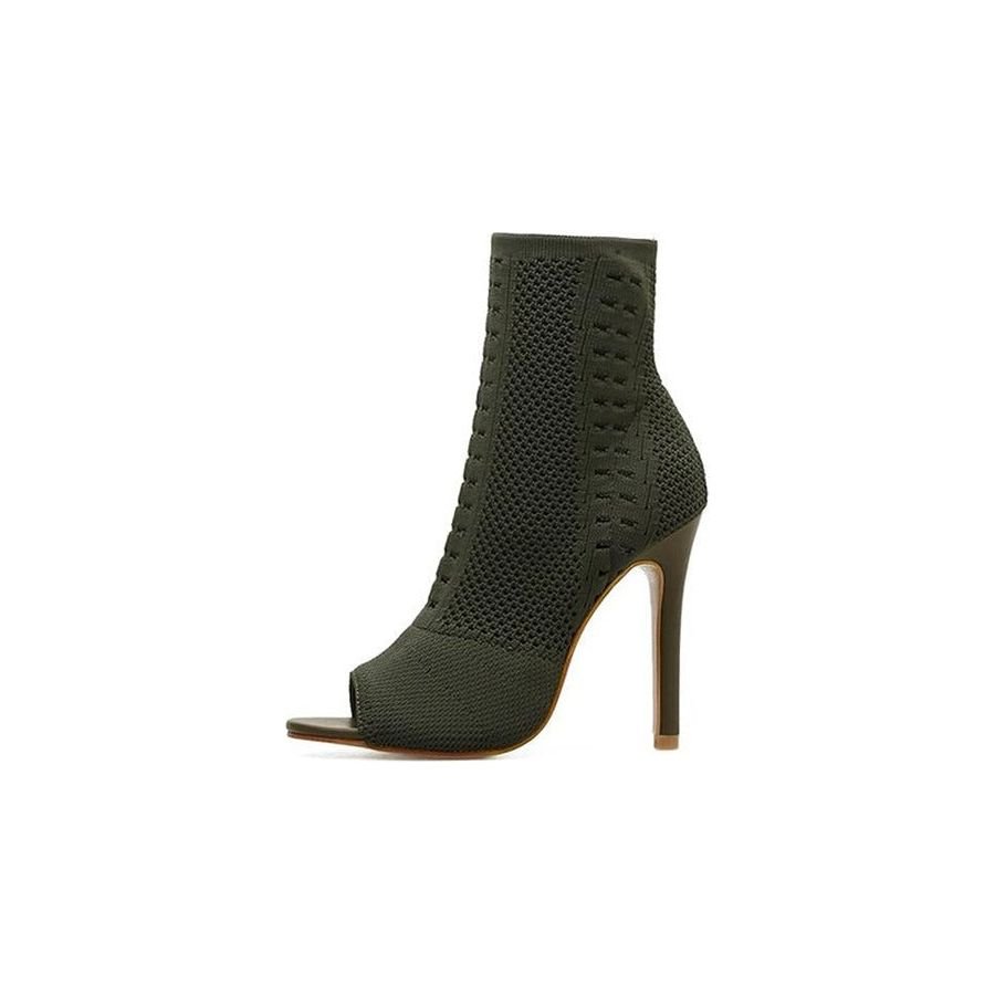Over and Cut-Out Suede Ankle Boots | Boohoo UK