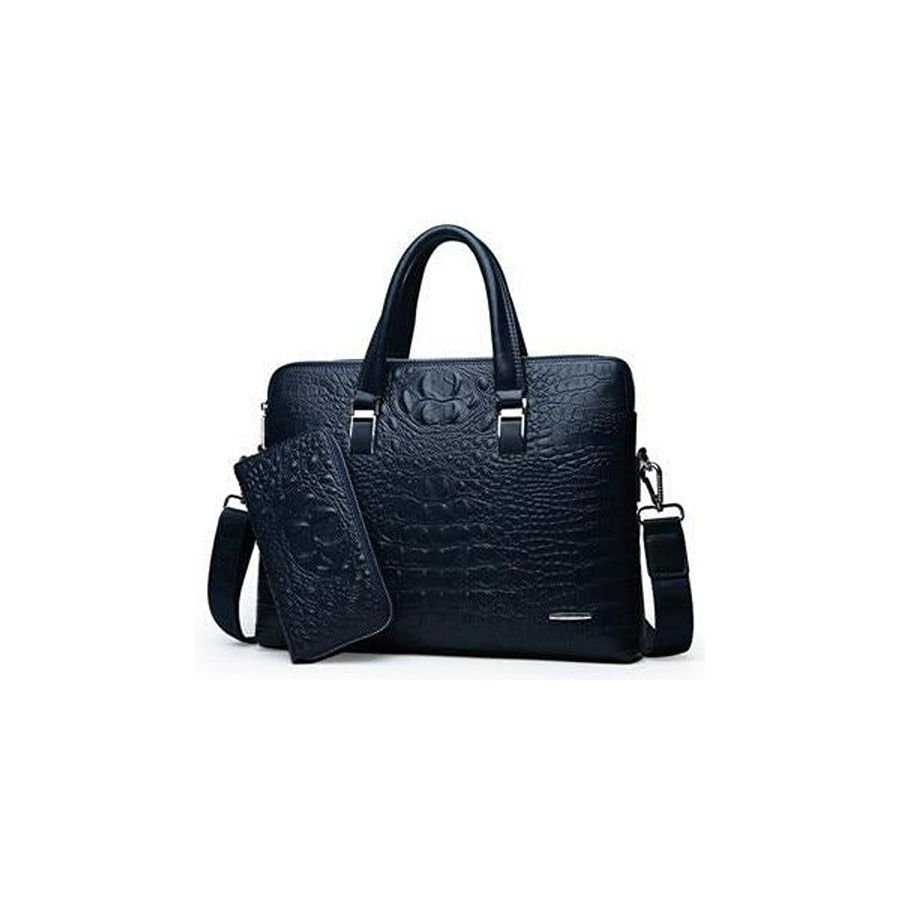 Qoo10 - Luxury Crocodile pattern Leather Men Clutch Bags Business