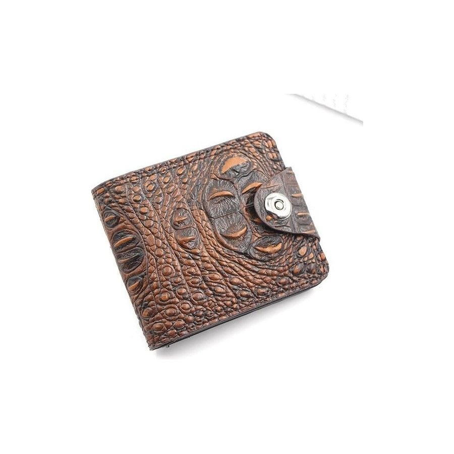 Women's Small Zip Alligator Coin Purse and Card Case, Exotic Coin Case