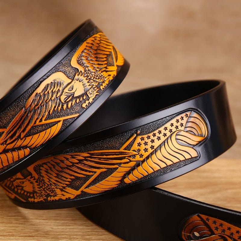 Luxury Graffiti Cowskin V Belt For Men And Women Gold Smooth