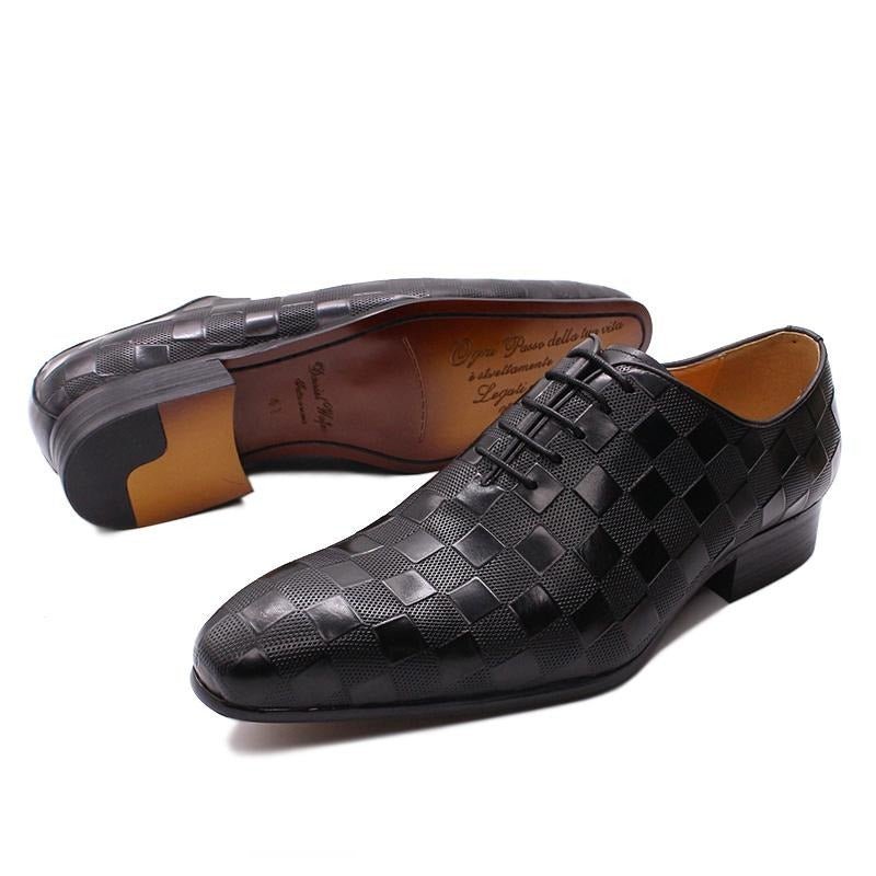 Louis Vuitton LV Shoes Oxford Wingtip Dress Shoes UK 8 US 9 Brown