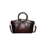 Louis Vuitton Brown Crocodile Leather Exotic Top Handle Shoulder