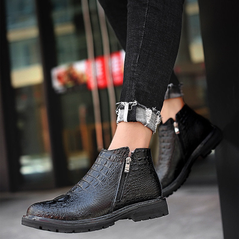 Croc biker clearance boots